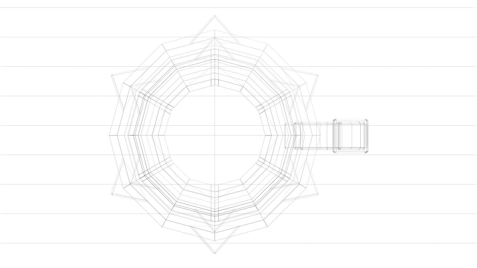 Low Poly Game Ready Medieval Mug Low-poly 3D model_22