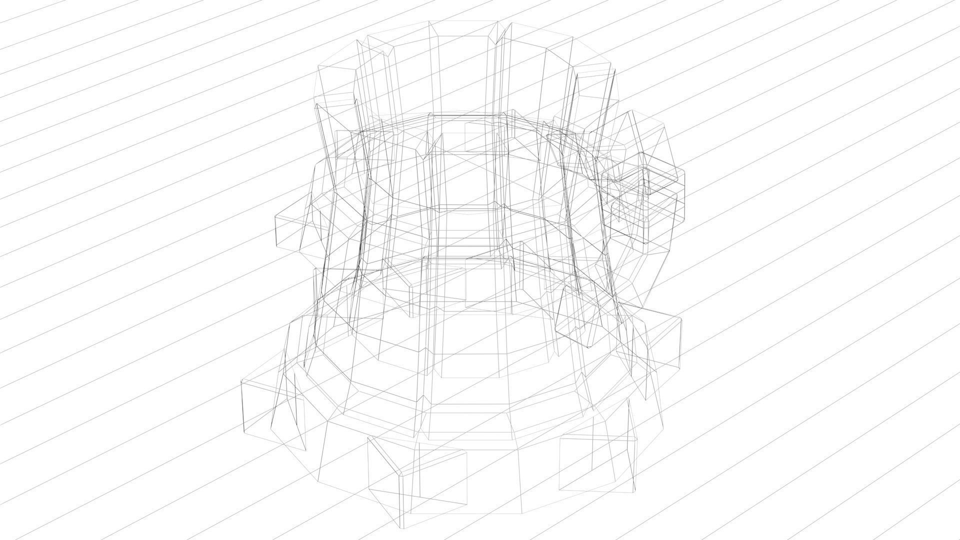 Low Poly Game Ready Medieval Mug Low-poly 3D model_16