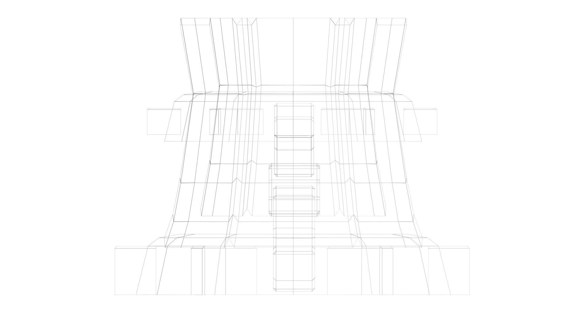 Low Poly Game Ready Medieval Mug Low-poly 3D model_20