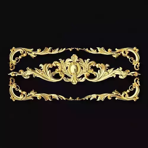 Central decor ornament for furniture