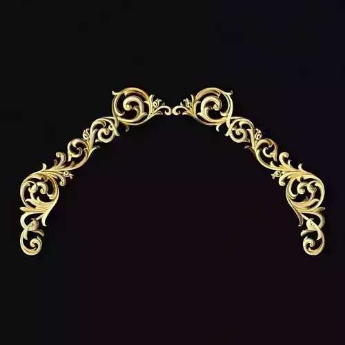 Central decor ornament for furniture