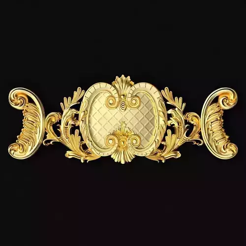 Central decor ornament for furniture