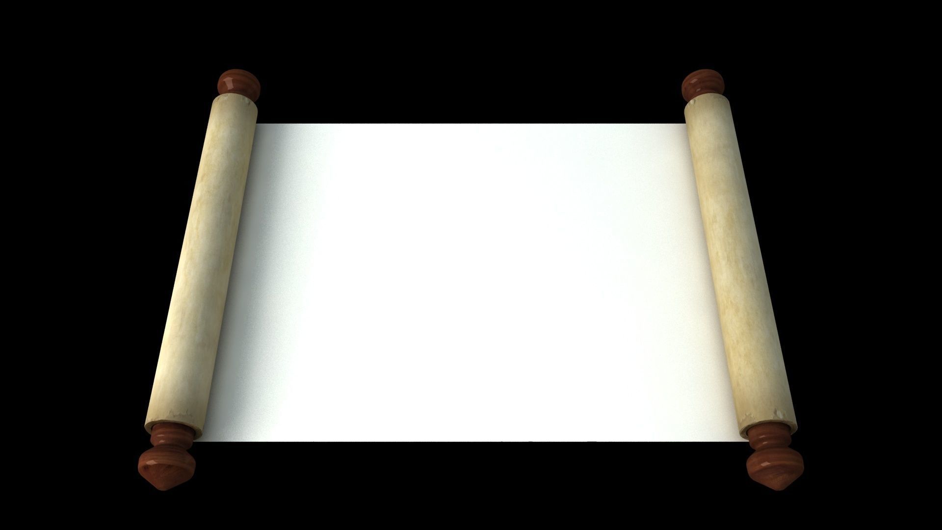 Stylized  scroll ornament decor cnc element 3D model_2