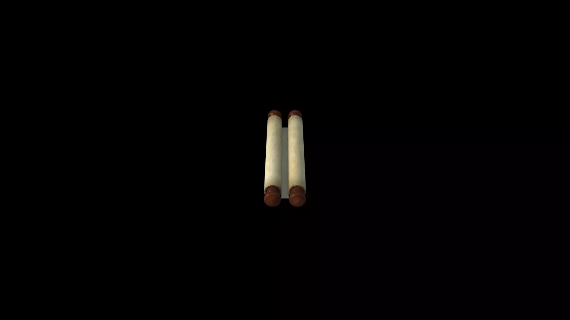 Stylized  scroll ornament decor cnc element 3D model_0