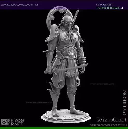 YOSHIMITSU TEKKEN-SAMURAI-TEKKEN-WARRIOR-3D PRINTABLE