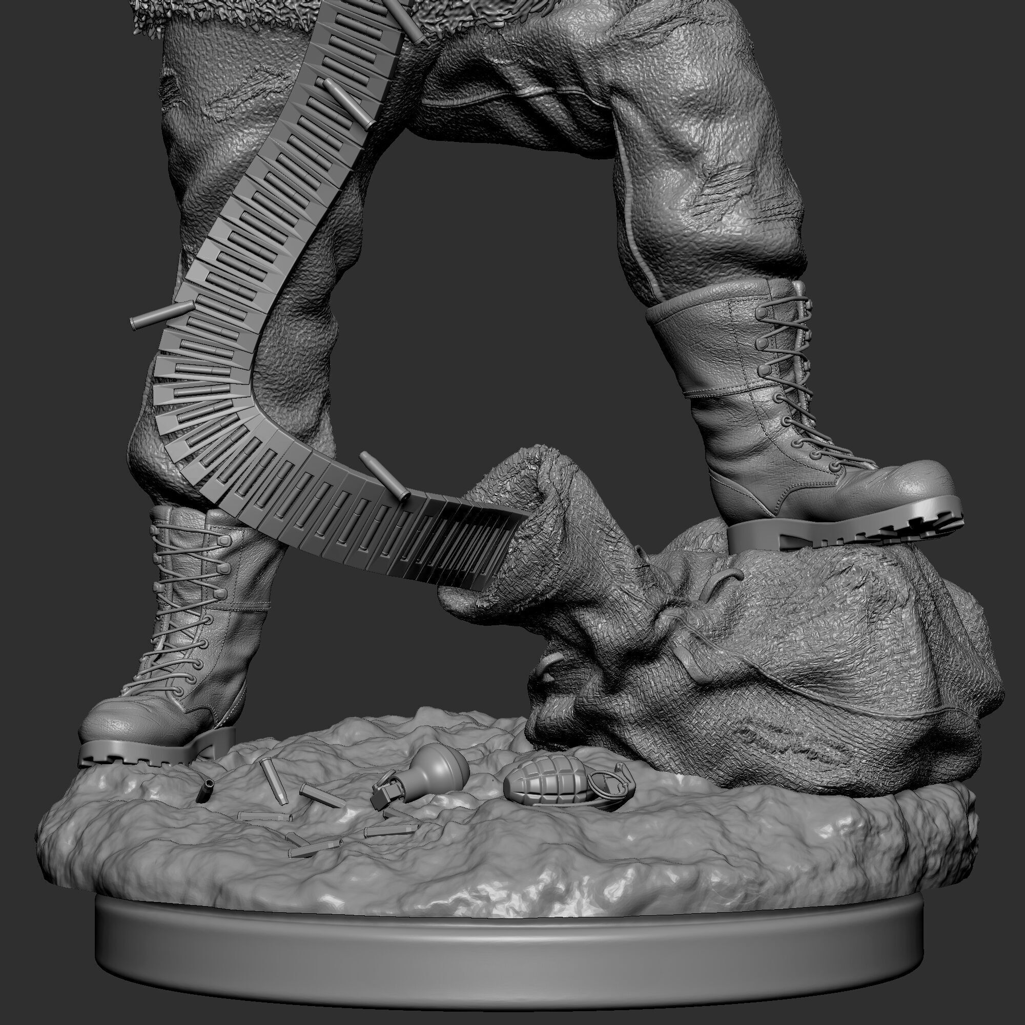 Badass Santa Claus 3D Print Model 3D print model_19