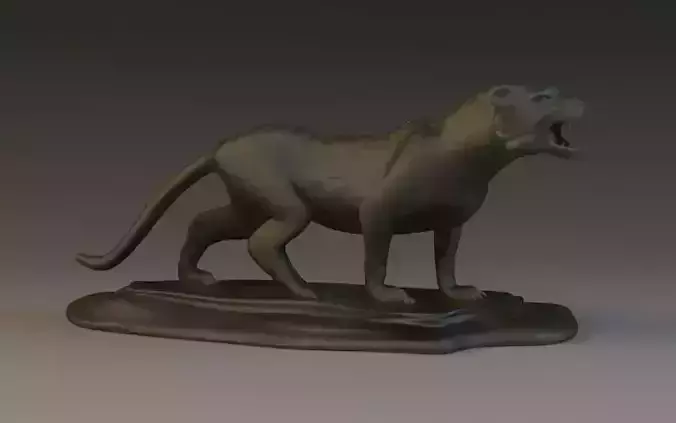 tiger bronze stone city sculpture Bronze Tiger Sculpture