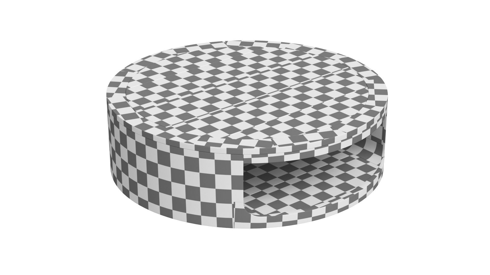 RH Oslo Open Teak Round Coffee Table 3D model_4