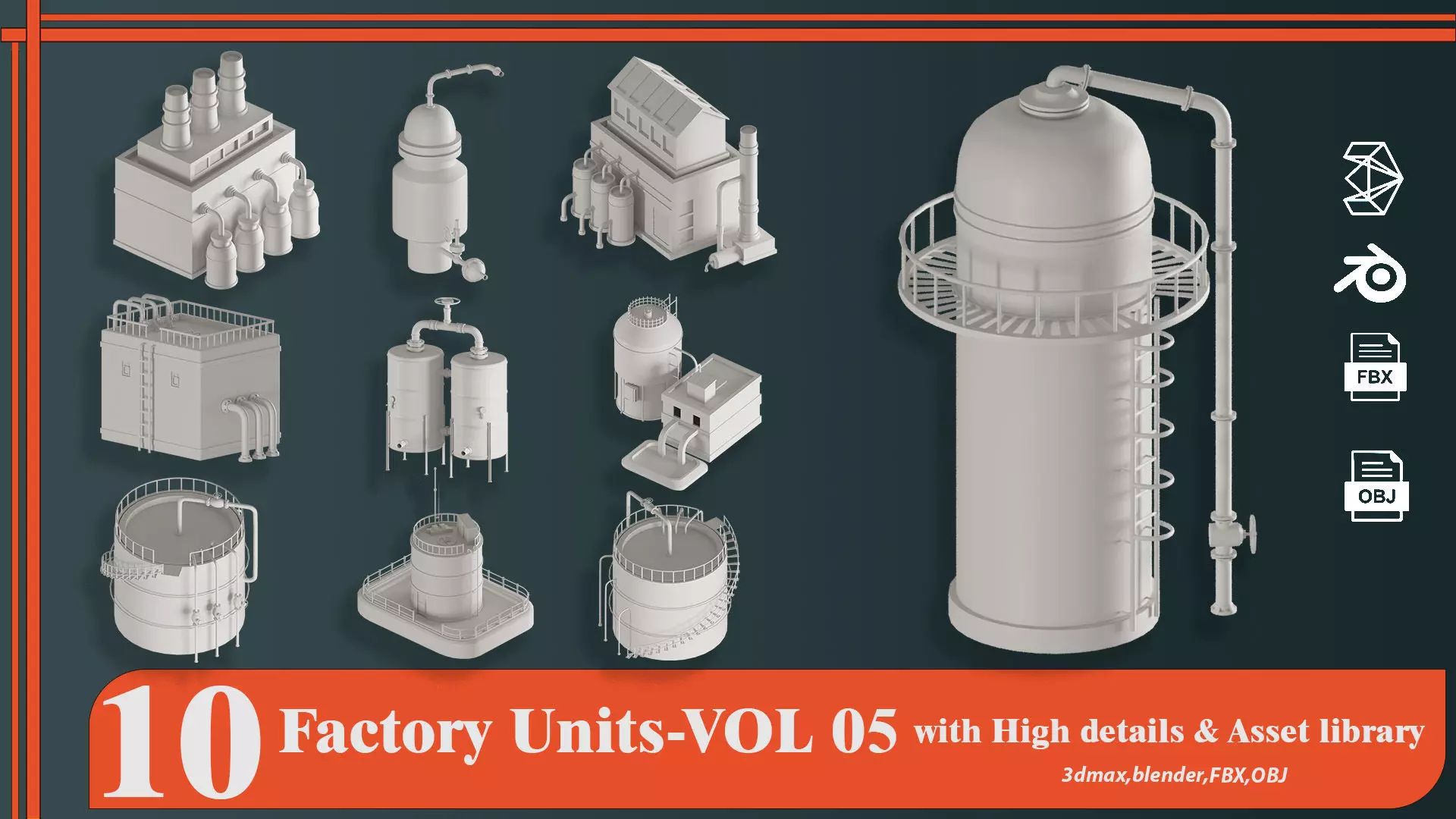 Factory Units VOL-05 3D model_0