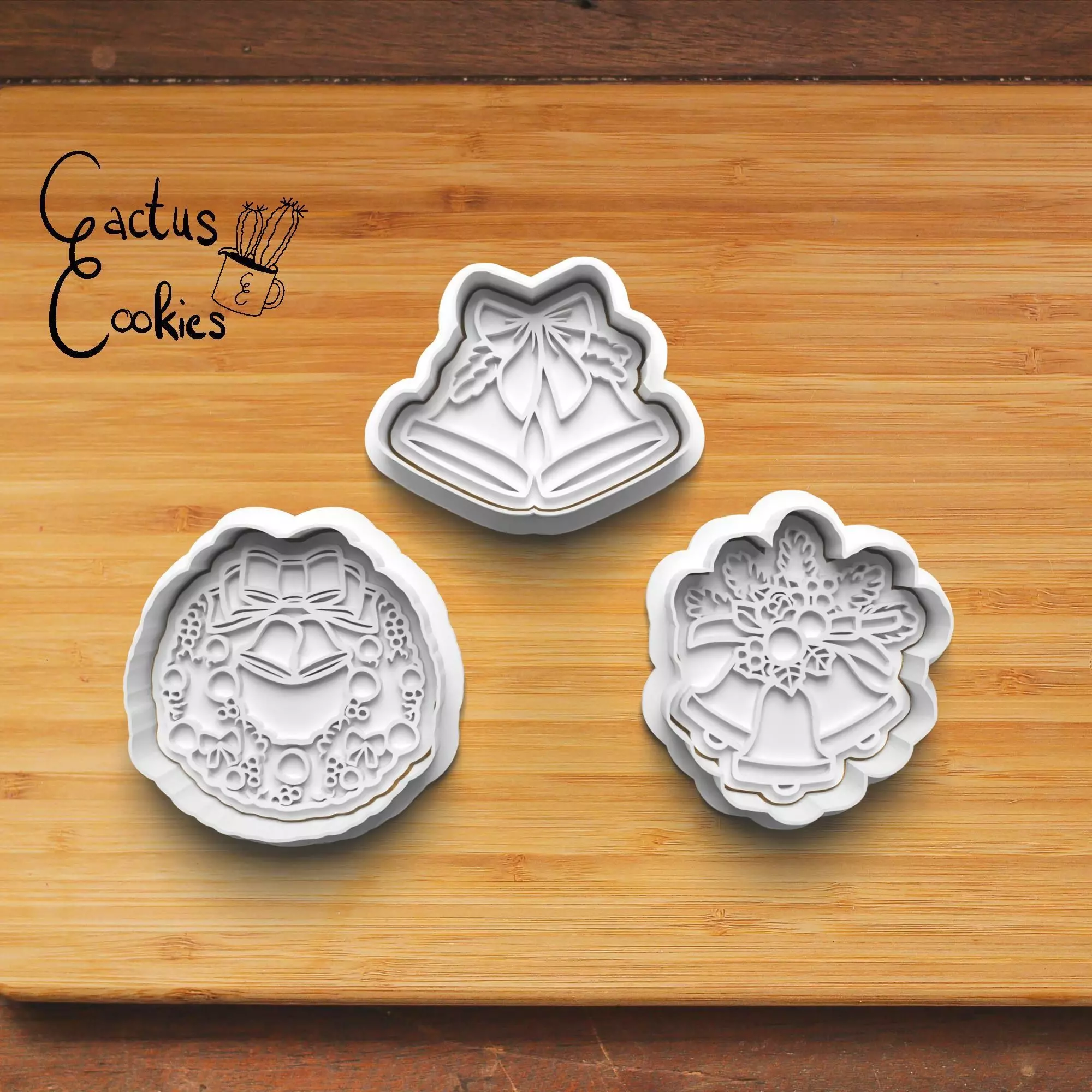 Bells Cookie Cutter Stl File for 3d Printer 0168 3D print model_0