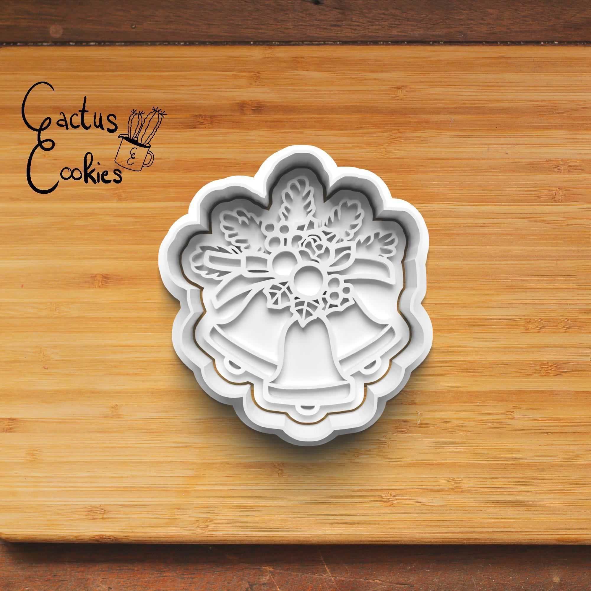 Bells Cookie Cutter Stl File for 3d Printer 0168 3D print model_2