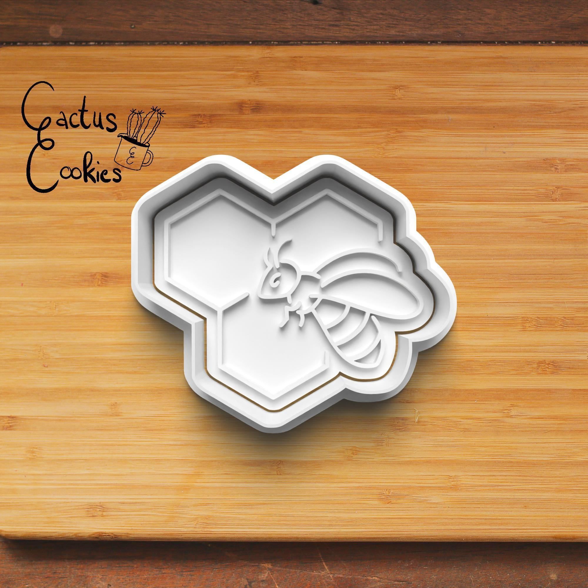 Bee Cookie Cutter Stl File for 3d Printer 0430 3D print model_4