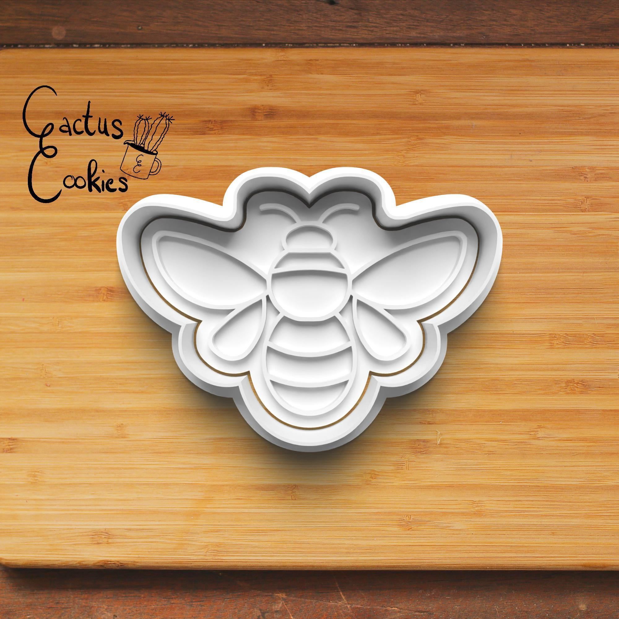 Bee Cookie Cutter Stl File for 3d Printer 0430 3D print model_3