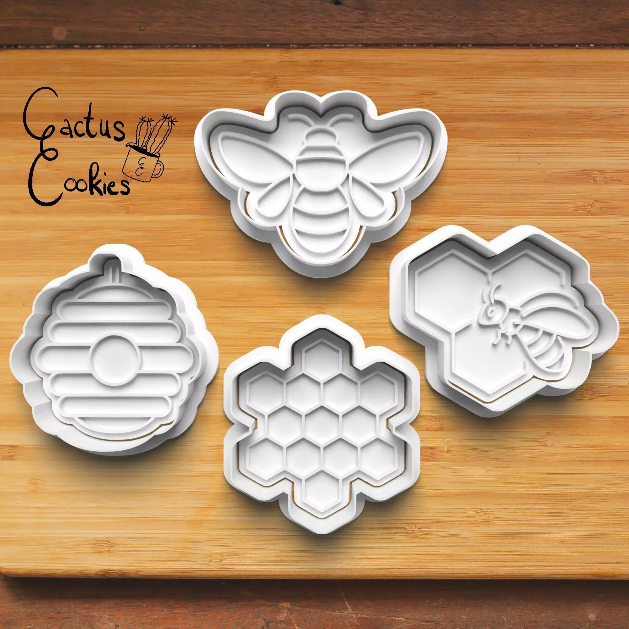 Bee Cookie Cutter Stl File for 3d Printer 0430 3D print model_0