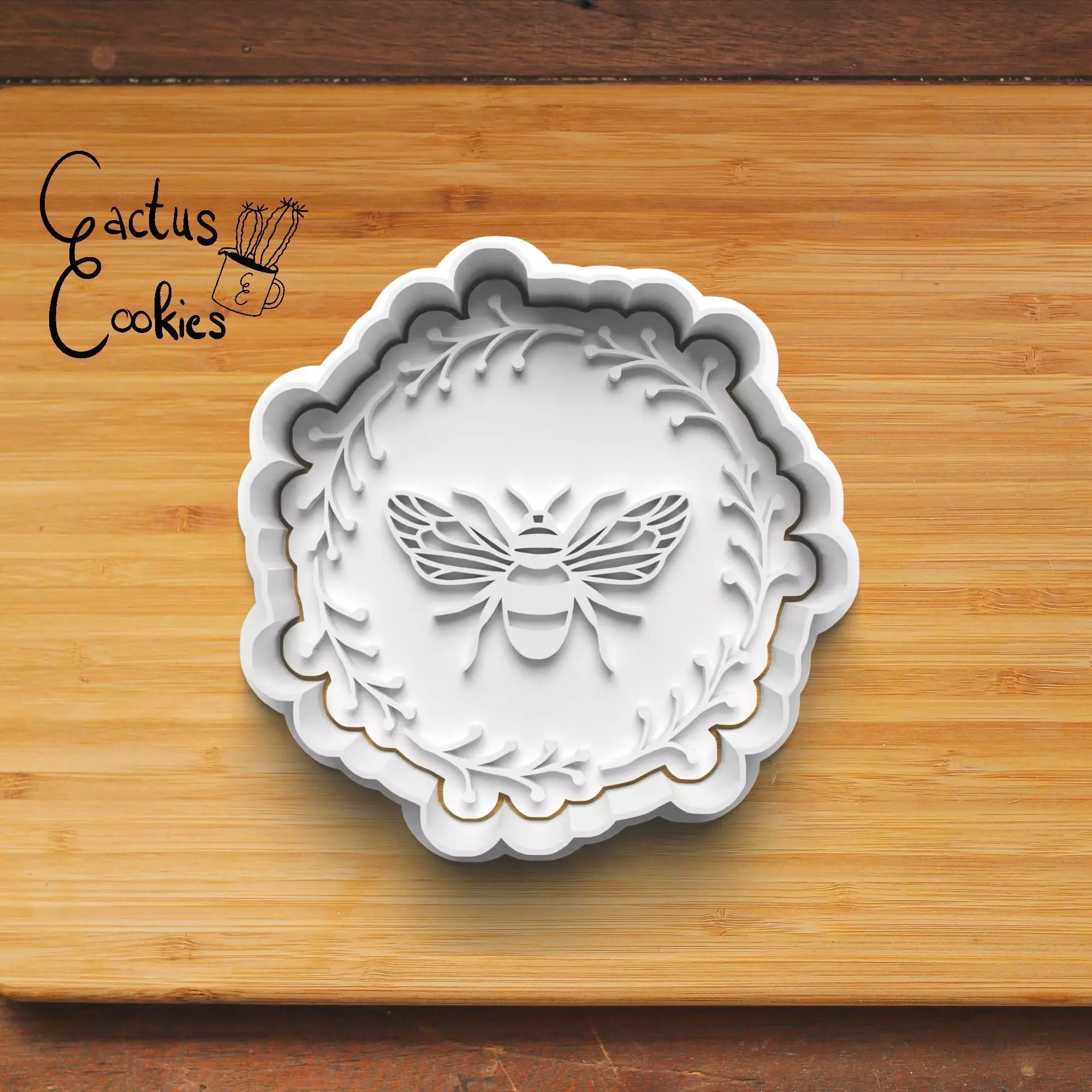 Bee Cookie Cutter Stl File for 3d Printer 0220 3D print model_0