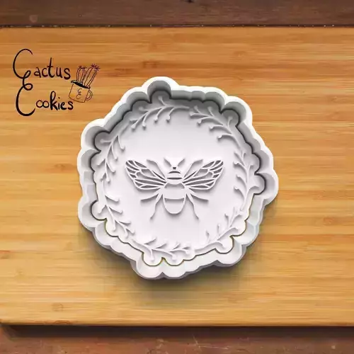 Bee Cookie Cutter Stl File for 3d Printer 0220 3D print model Bee Cookie Cutter Stl File for 3d Printer 0220 3D print model