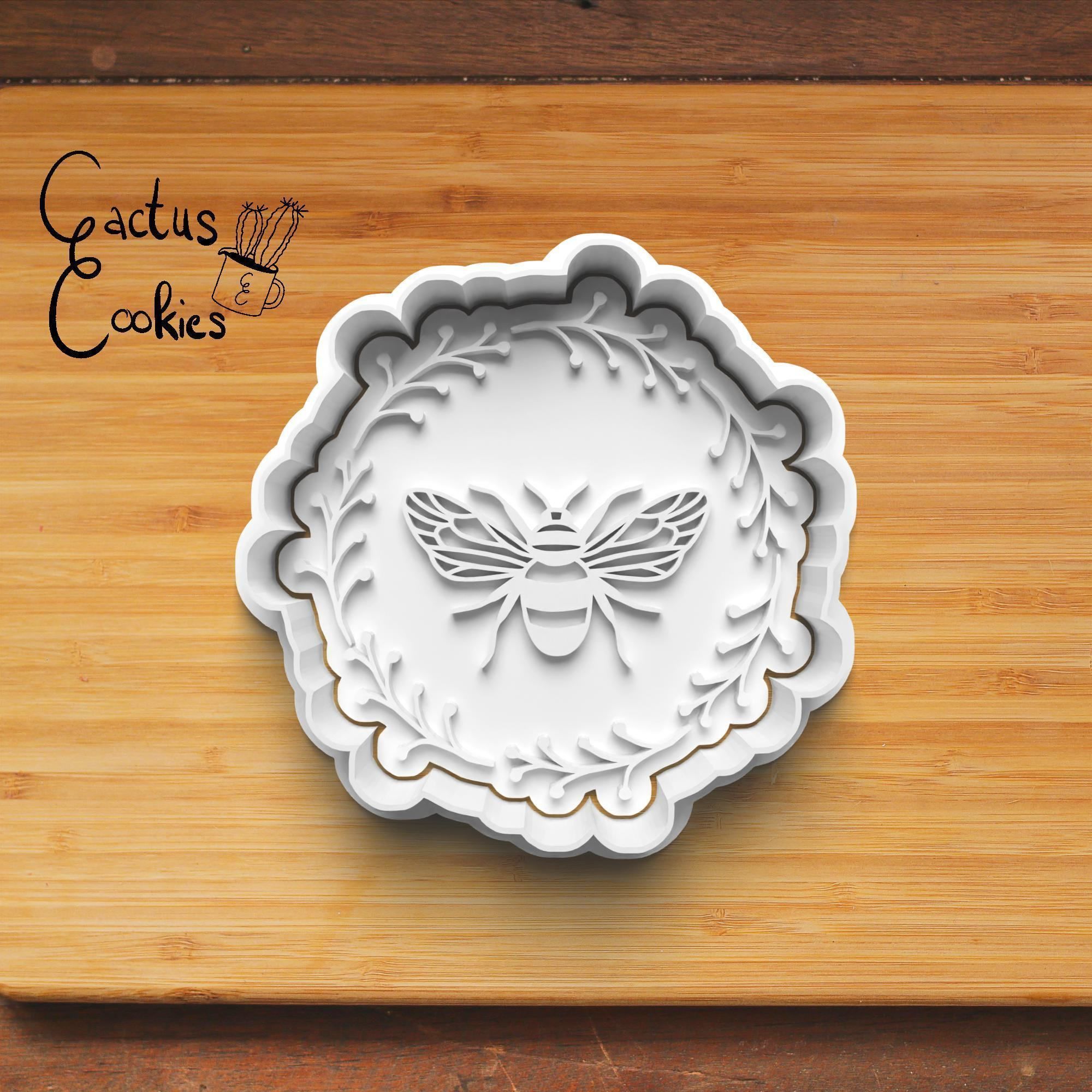 Bee Cookie Cutter Stl File for 3d Printer 0220 3D print model_2