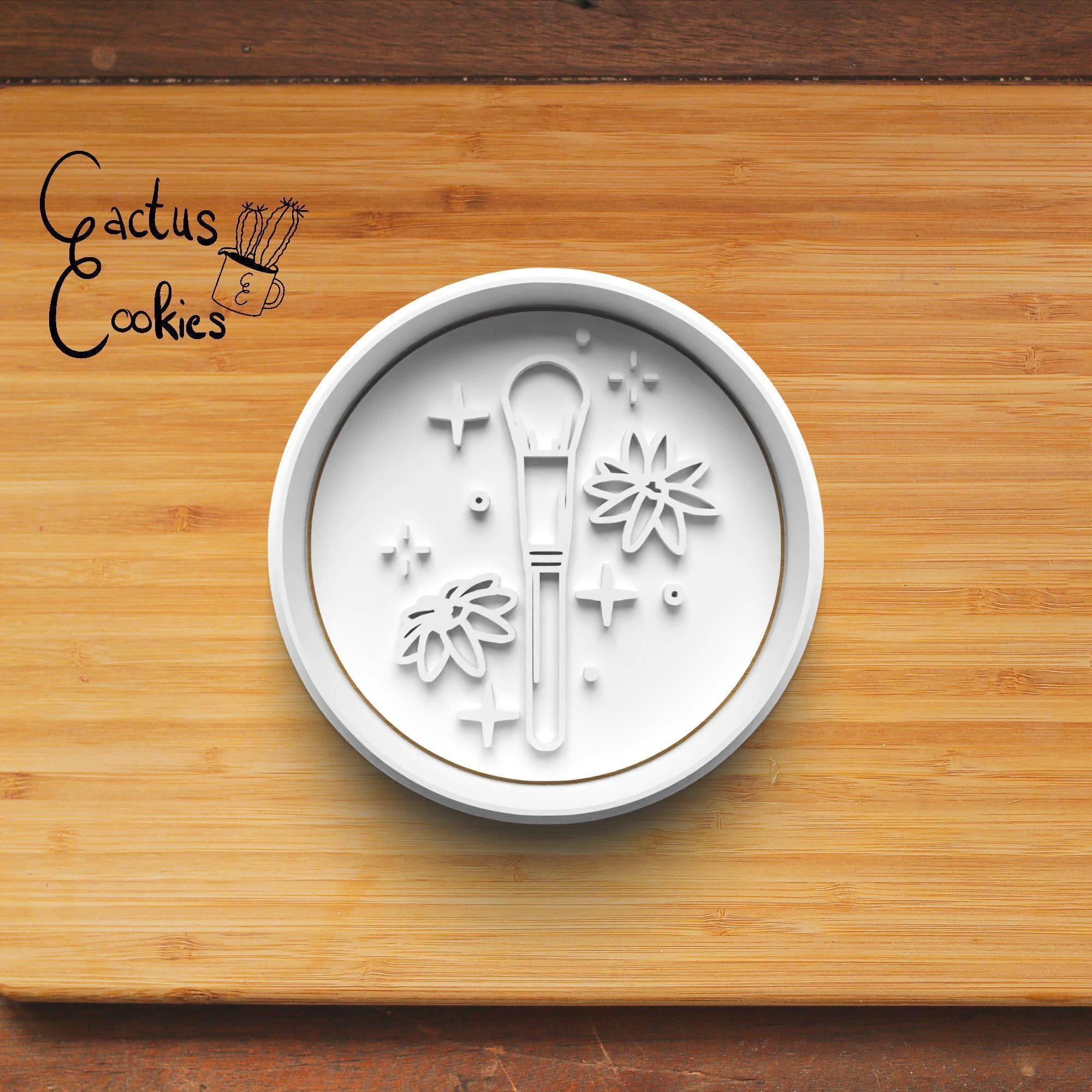 Beauty Cookie Cutter Stl File for 3d Printer 0311 3D print model_4