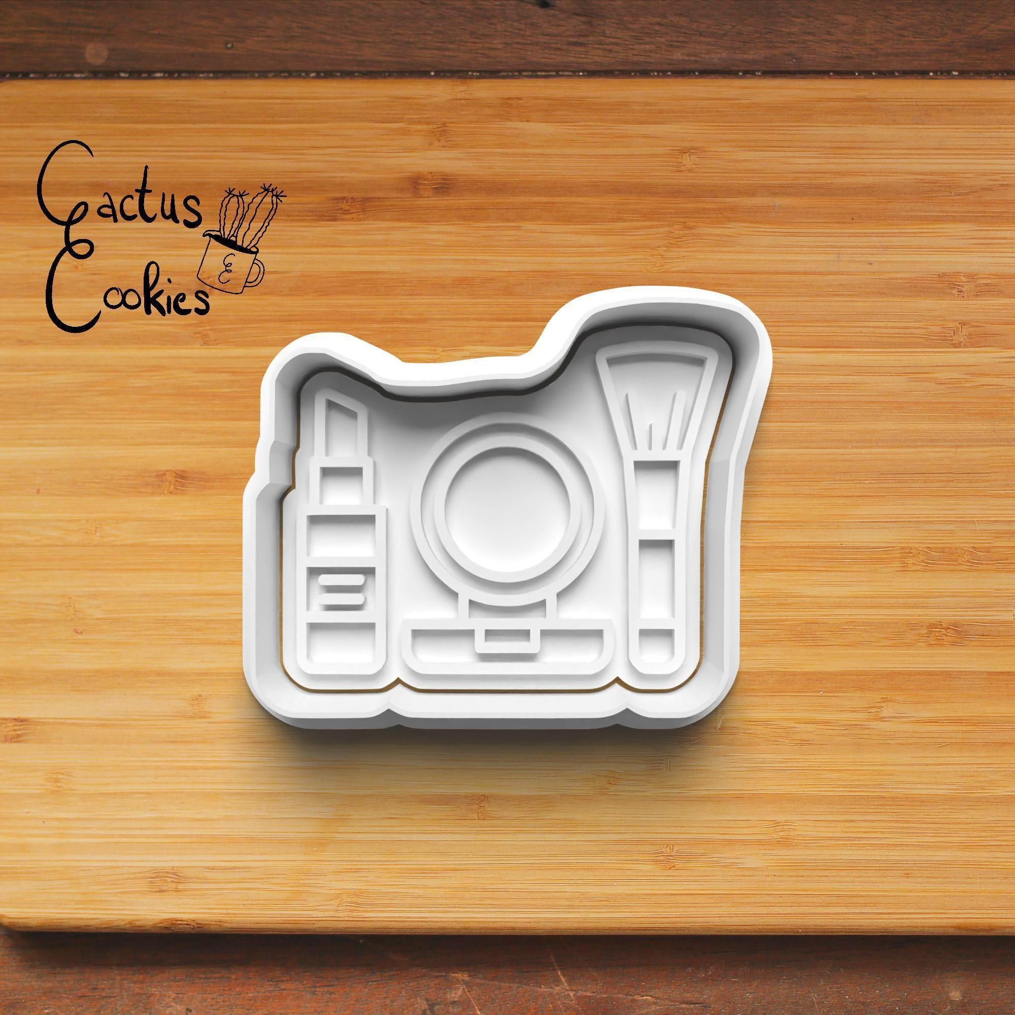 Beauty Cookie Cutter Stl File for 3d Printer 0302 3D print model_4