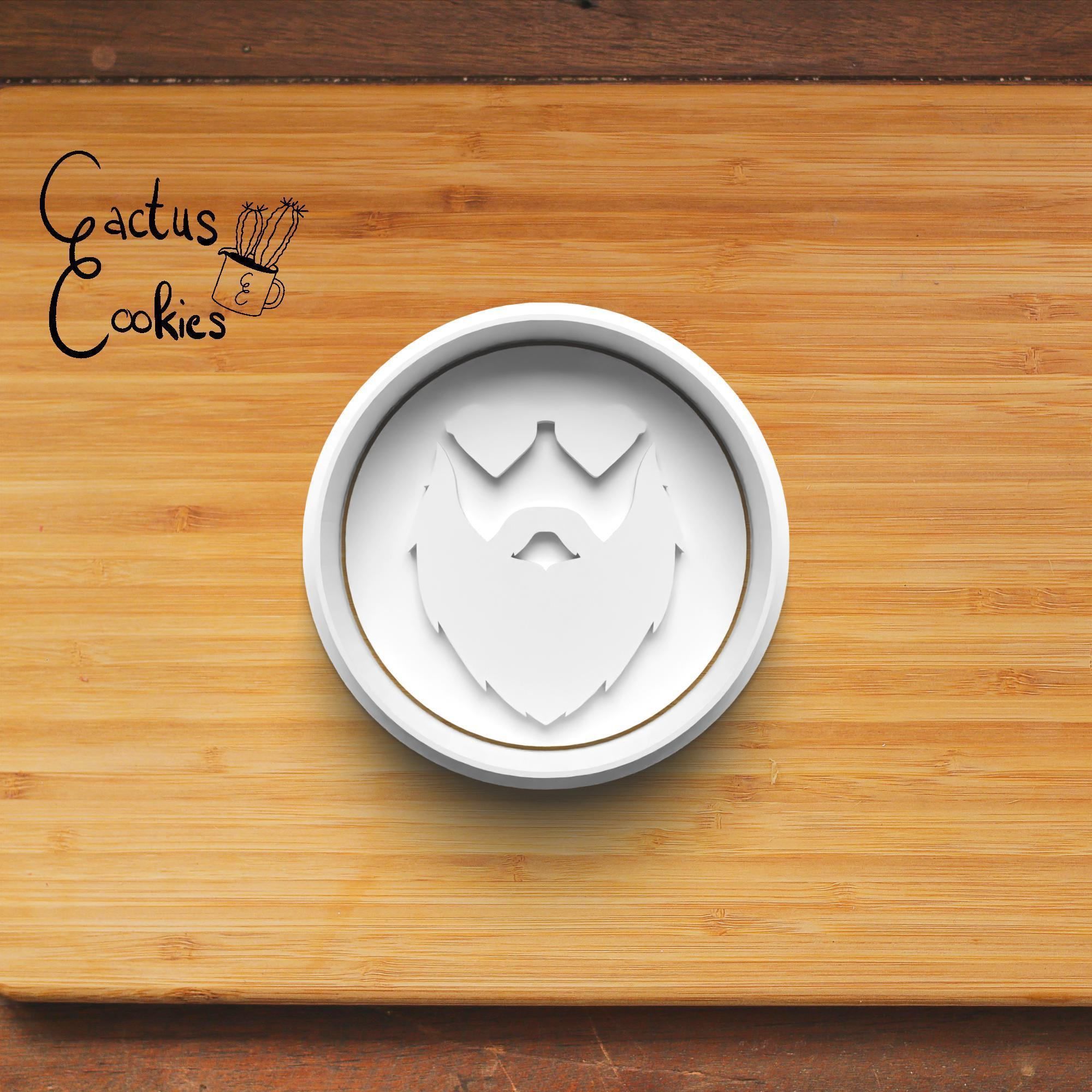 Beards Cookie Cutter Stl File for 3d Printer 0003 3D print model_5