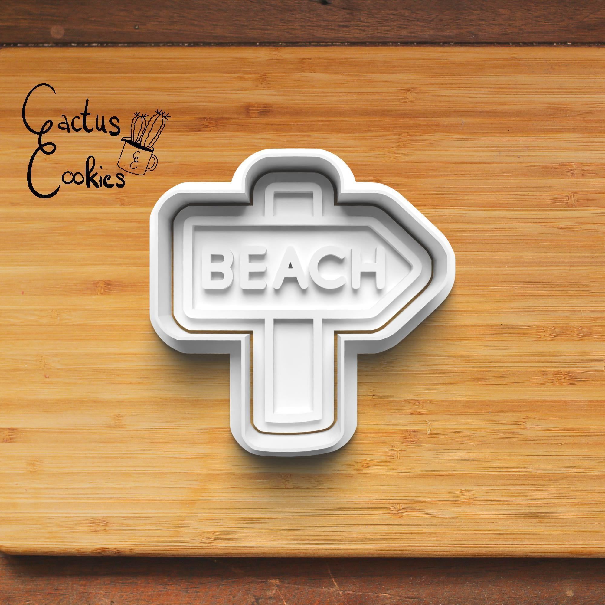 Beach Cookie Cutter Stl File for 3d Printer 0316 3D print model_5