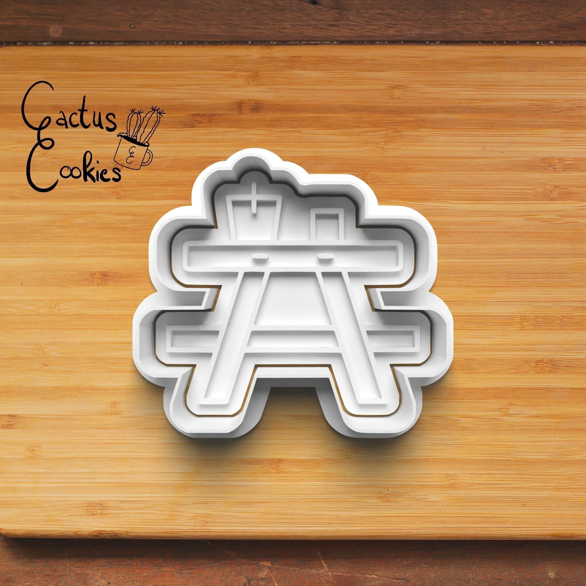 Barbecue Picnic Cookie Cutter Stl File for 3d Printer 0382 3D print model_5
