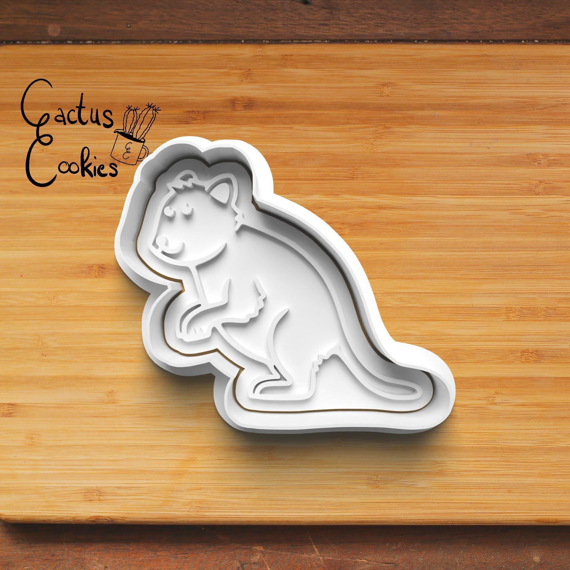 Australian Desert Animals Cookie Cutter Stl File 0399 3D print model_5