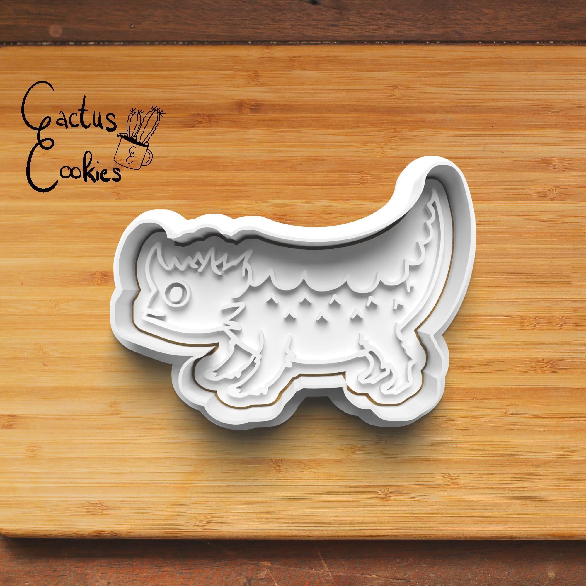 Australian Desert Animals Cookie Cutter Stl File 0399 3D print model_3