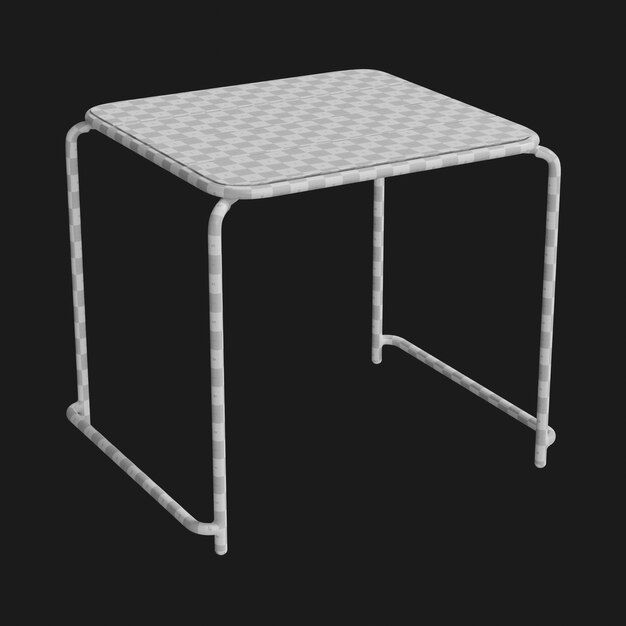 5 Realistic Small Children - coffe Tables 4K Low-poly 3D model_14