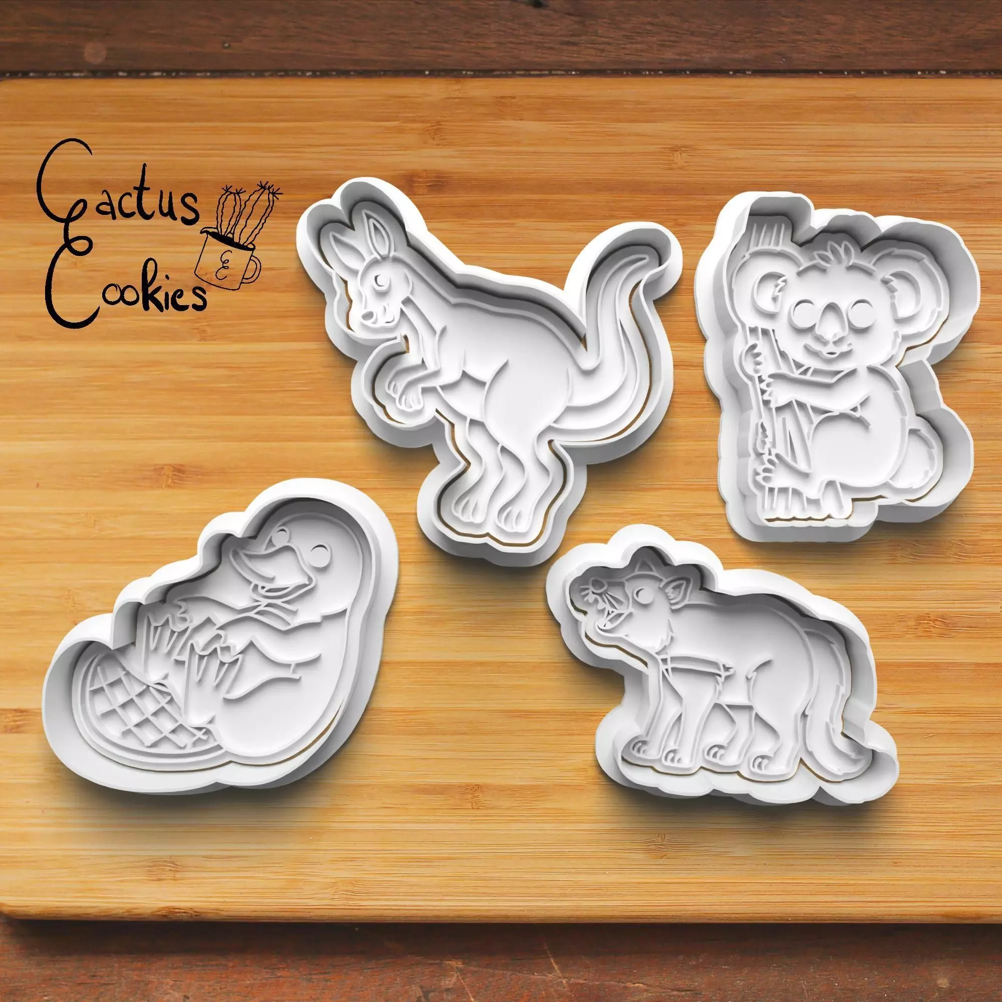 Australia Animals Cookie Cutter Stl File for 3d Printer 0235 3D print model_0