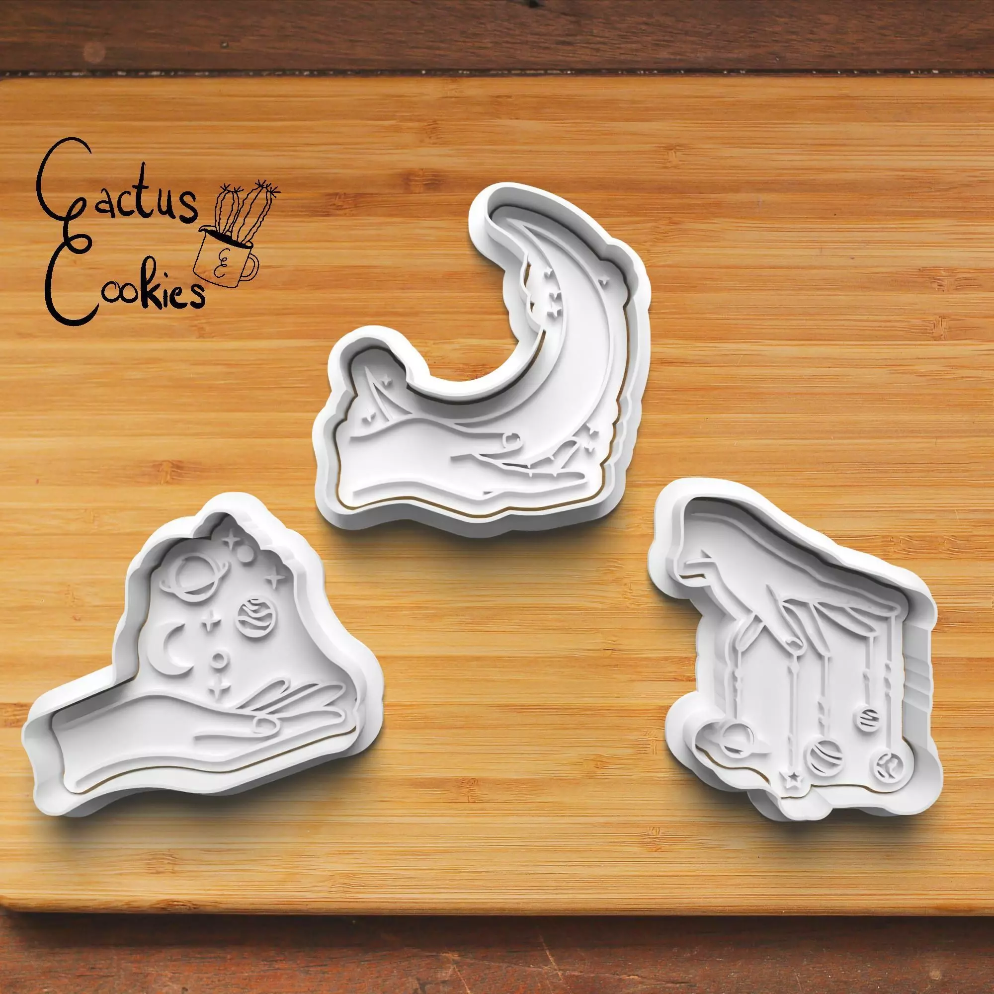 Astrology Cookie Cutter Stl File for 3d Printer 0395 3D print model_0