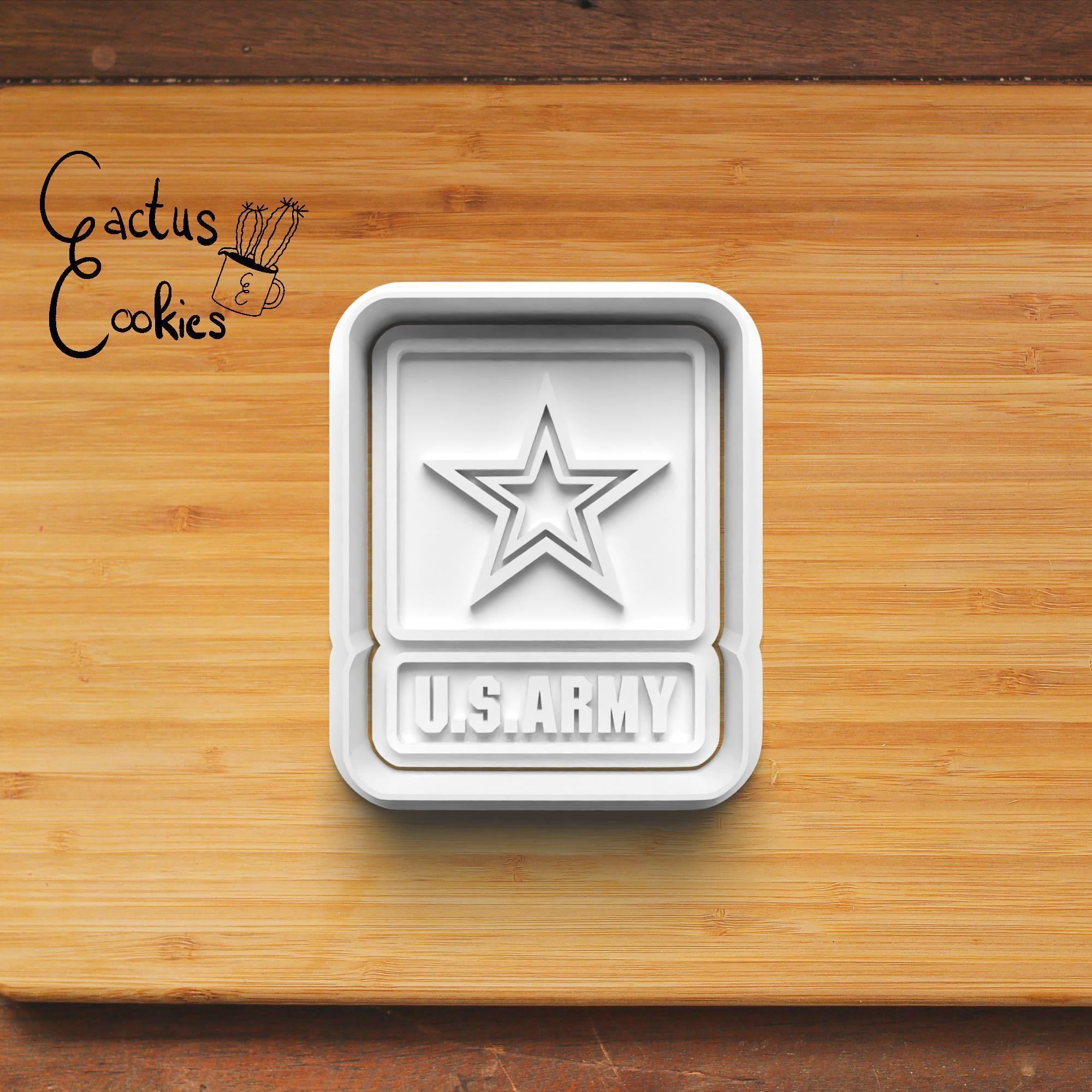 Army Navy Air Force Cookie Cutter Stl File for 3d Printer 0423 3D print model_2