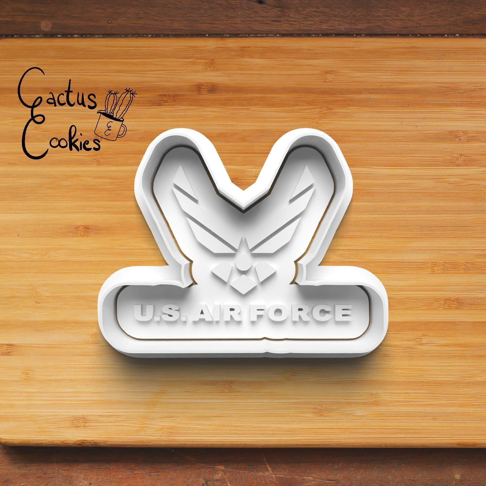 Army Navy Air Force Cookie Cutter Stl File for 3d Printer 0423 3D print model_5