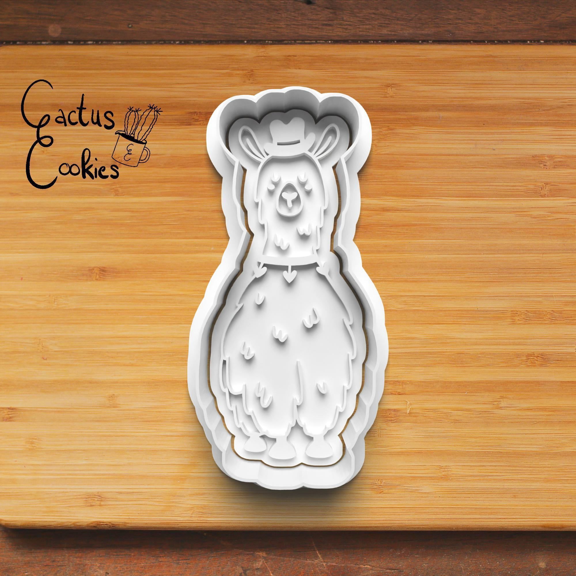 Alpaca Cookie Cutter Stl File for 3d Printer 0219 3D print model_4