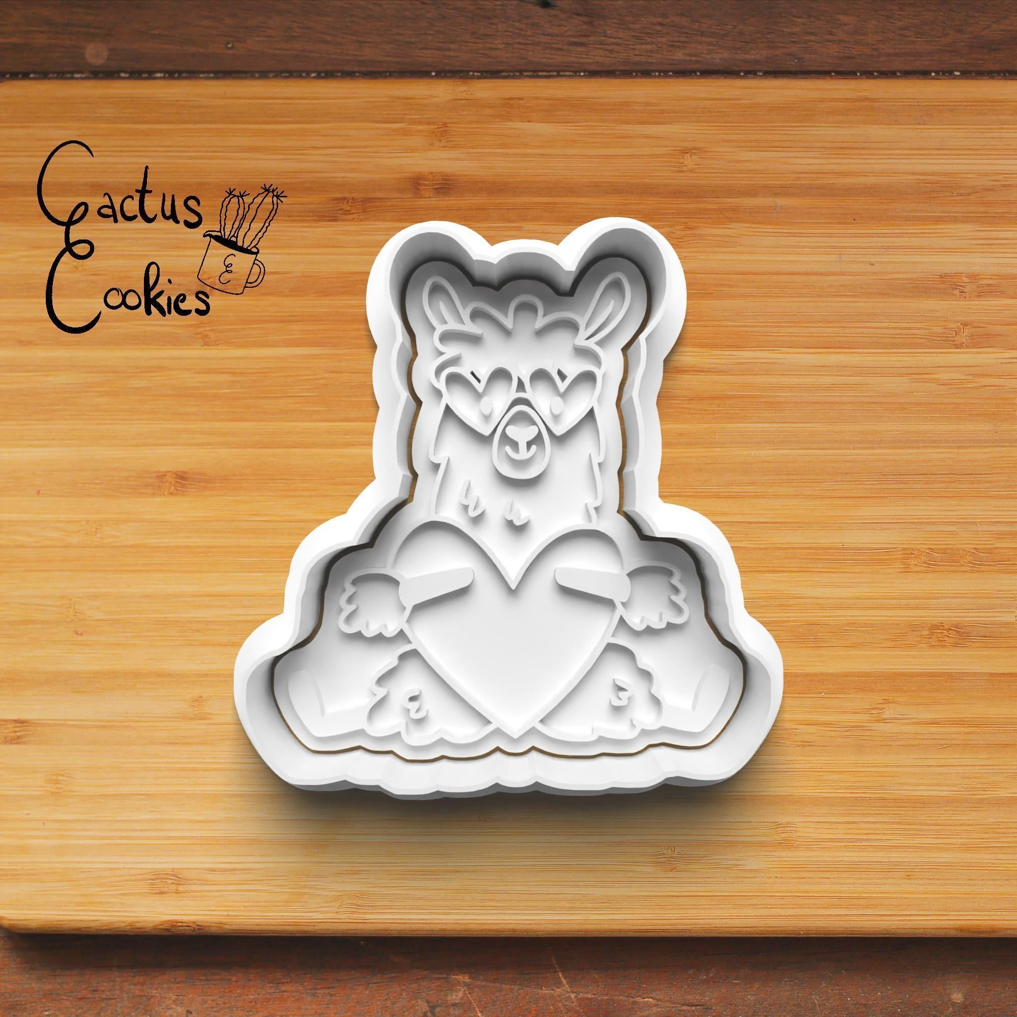 Alpaca Cookie Cutter Stl File for 3d Printer 0219 3D print model_5