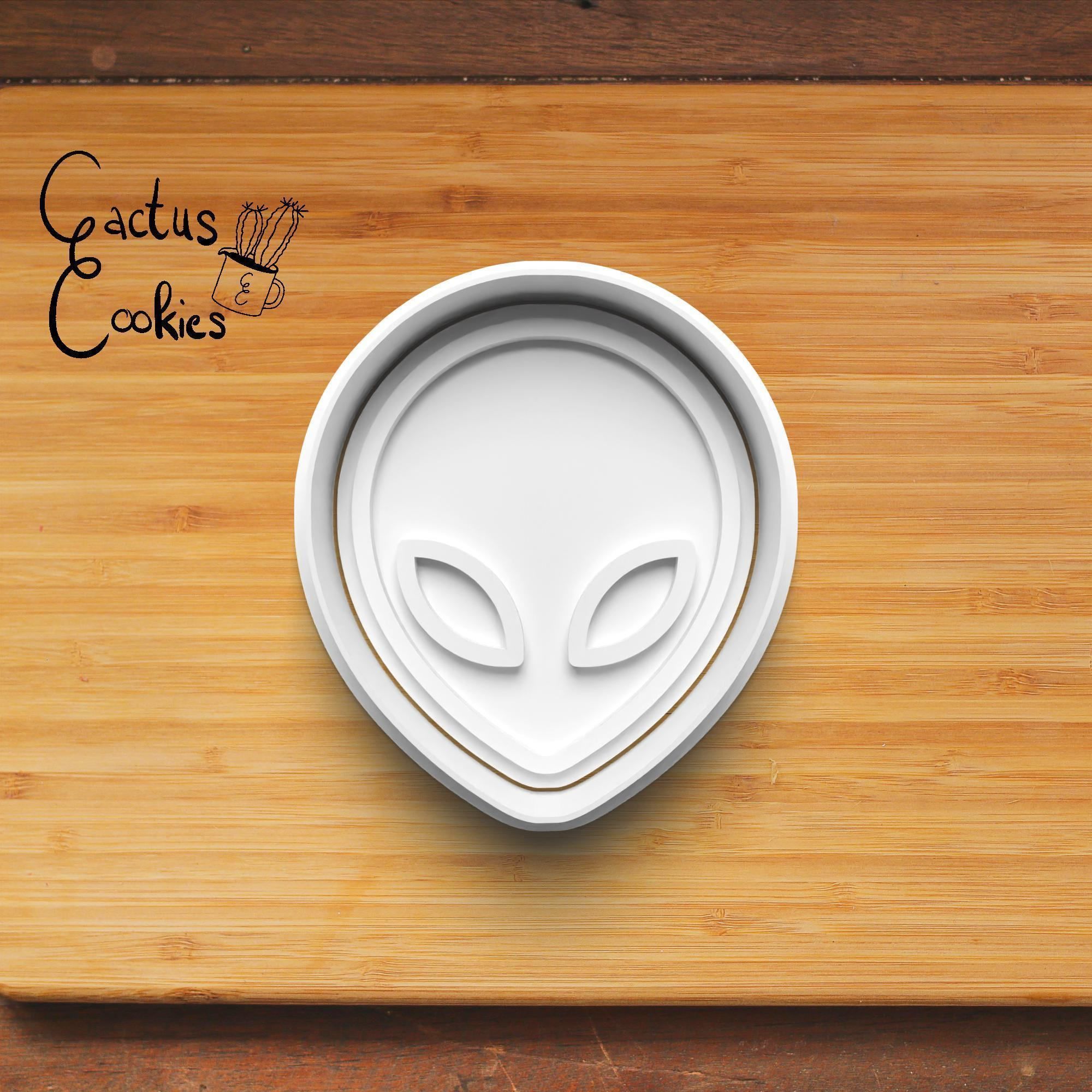 Alien Ufo Cookie Cutter Stl File for 3d Printer 0435 3D print model_3