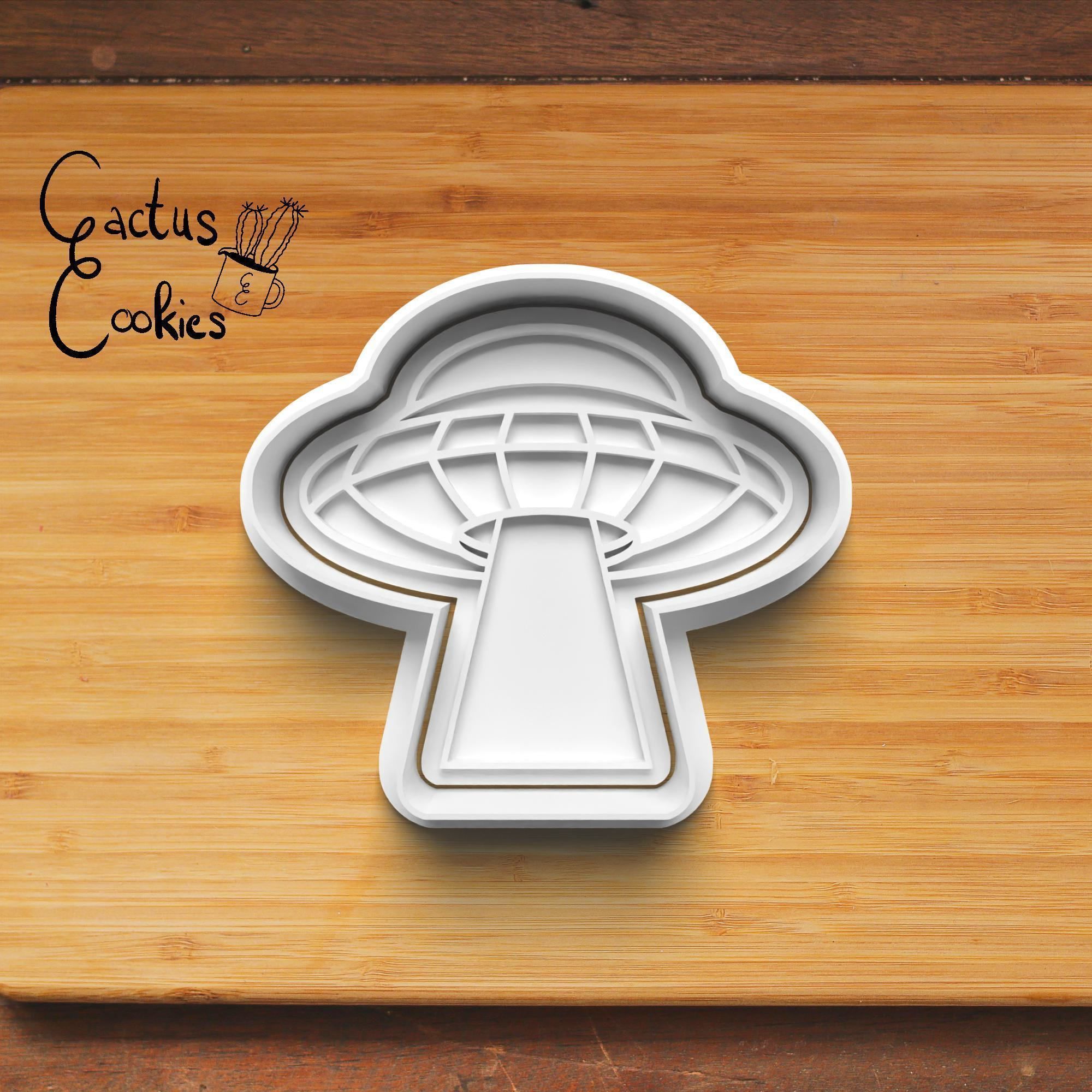 Alien Ufo Cookie Cutter Stl File for 3d Printer 0435 3D print model_2