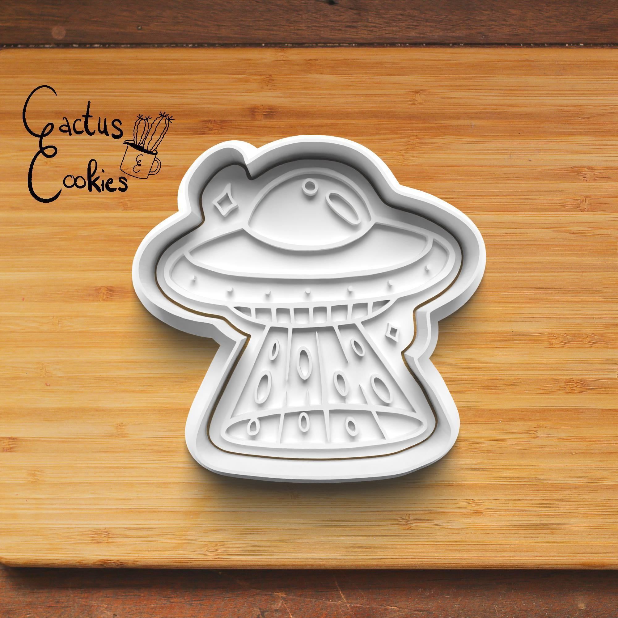 Alien Cookie Cutter Stl File for 3d Printer 0185 3D print model_2