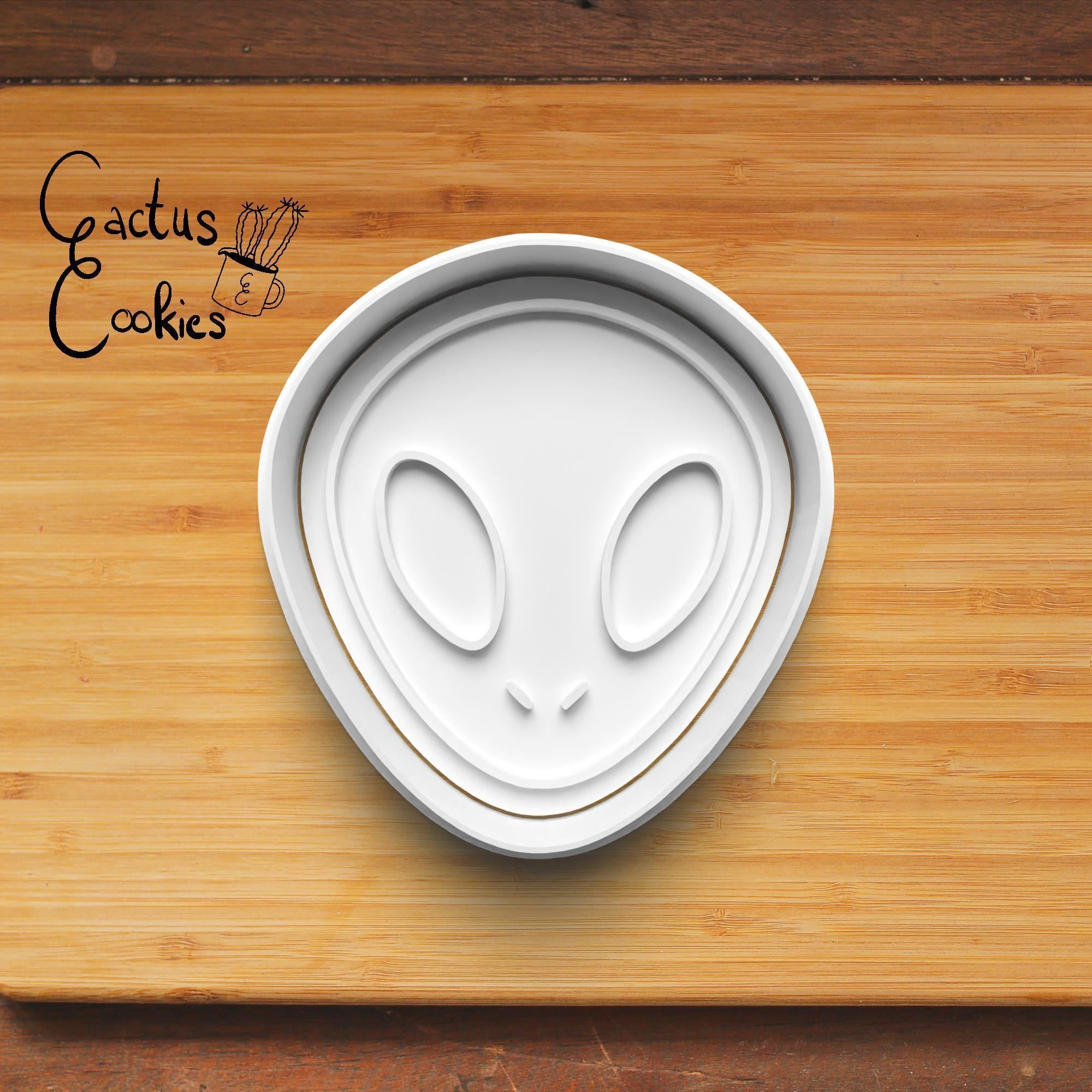 Alien Cookie Cutter Stl File for 3d Printer 0185 3D print model_4