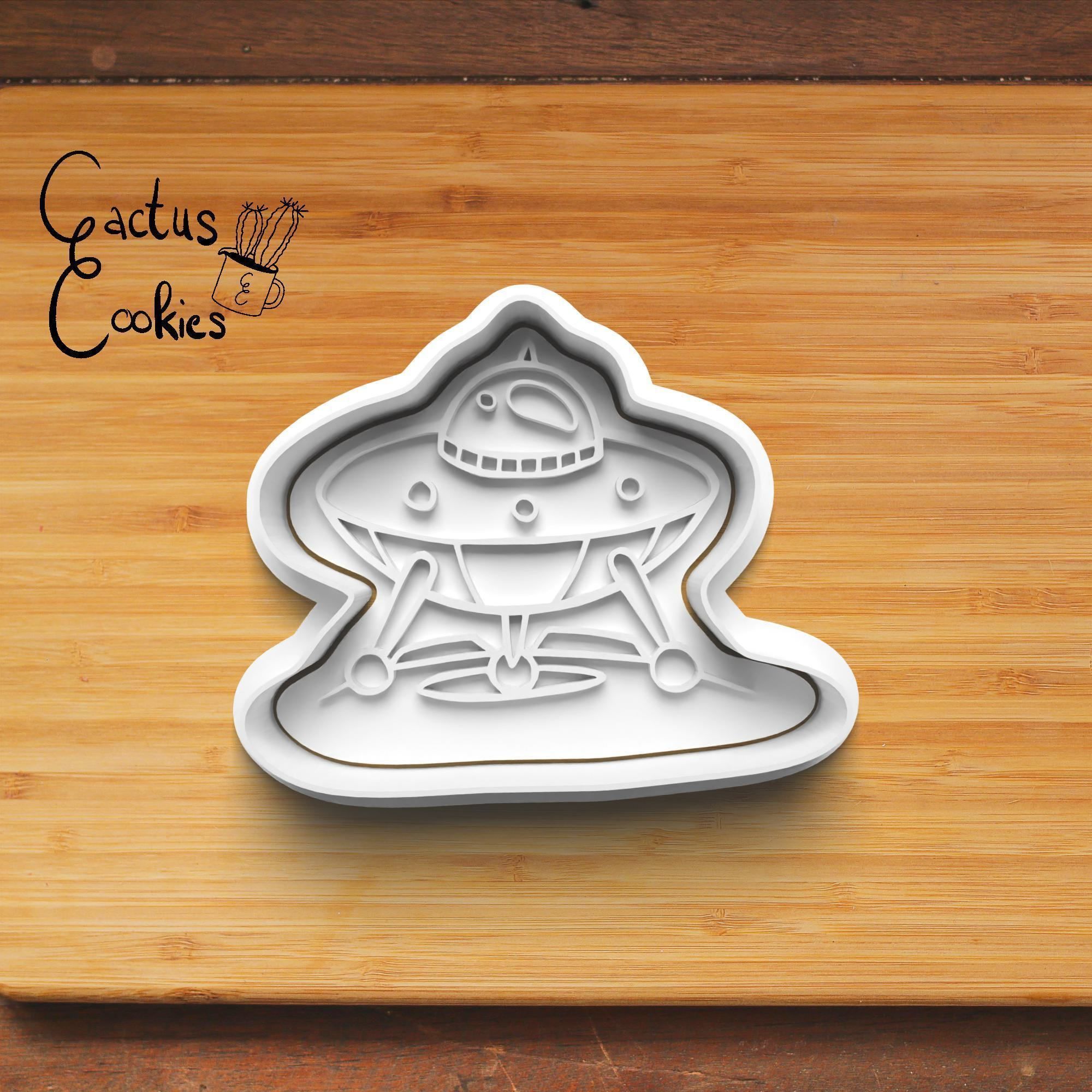 Alien Cookie Cutter Stl File for 3d Printer 0185 3D print model_5