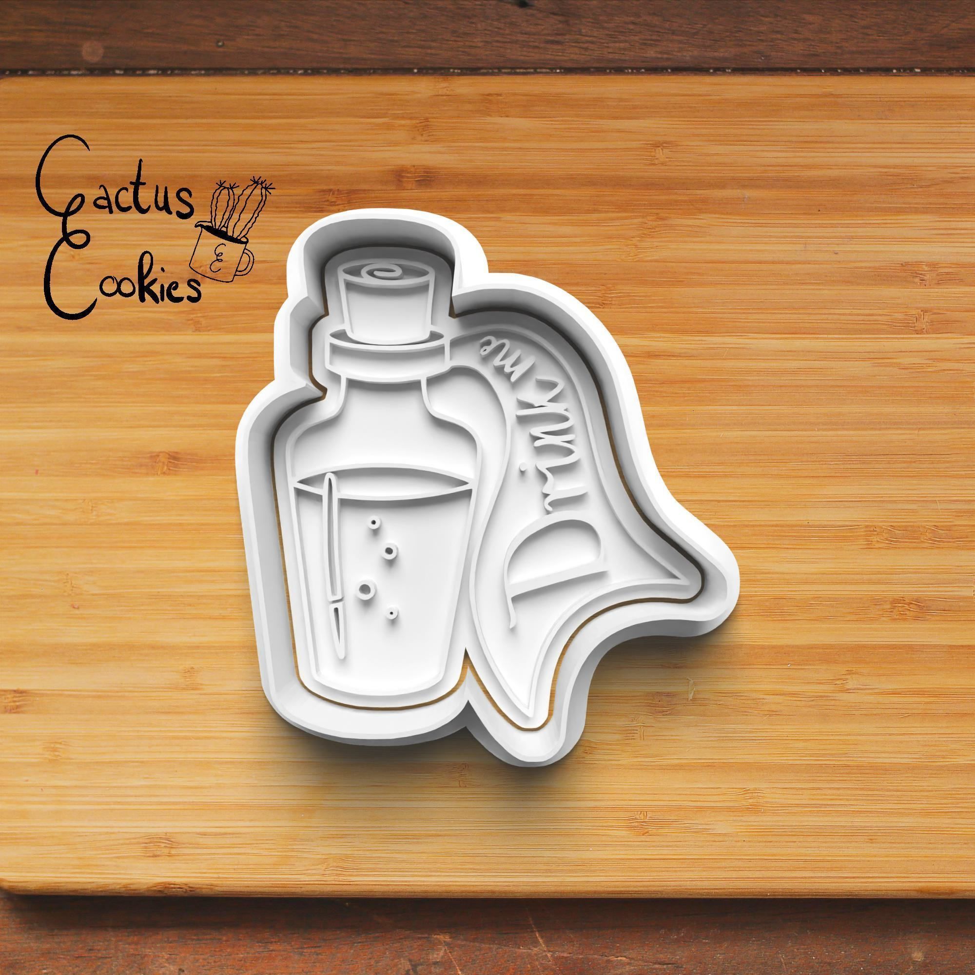 Alice In Wonderland Cookie Cutter Stl File for 3d Printer 0218 3D print model_2