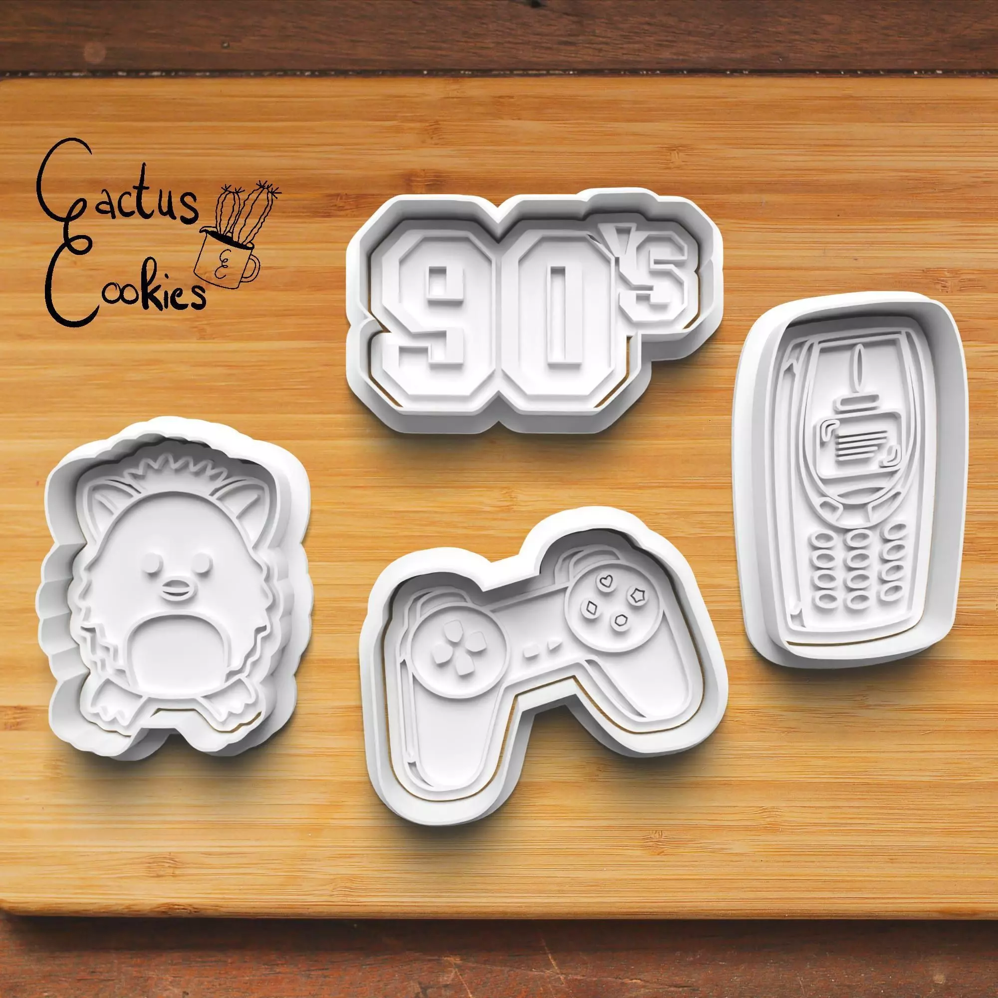 90s Cookie Cutter Stl File for 3d Printer 0458 3D print model_0