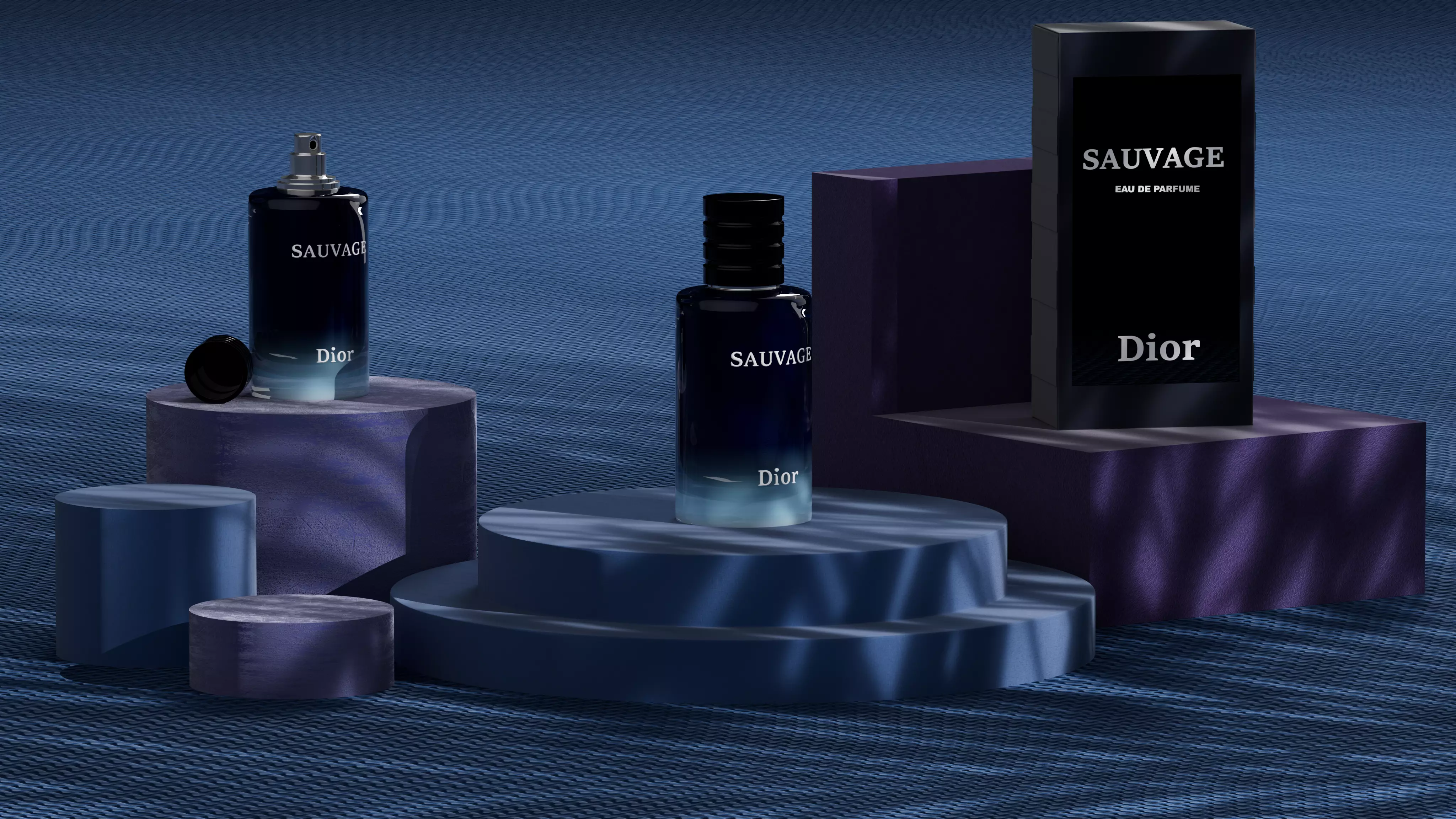 Dior Sauvage Parfume 3D model_0