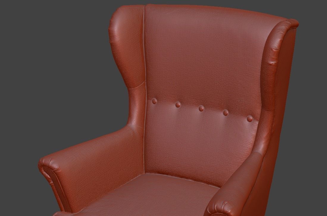 armchair ikea 3D print model_16