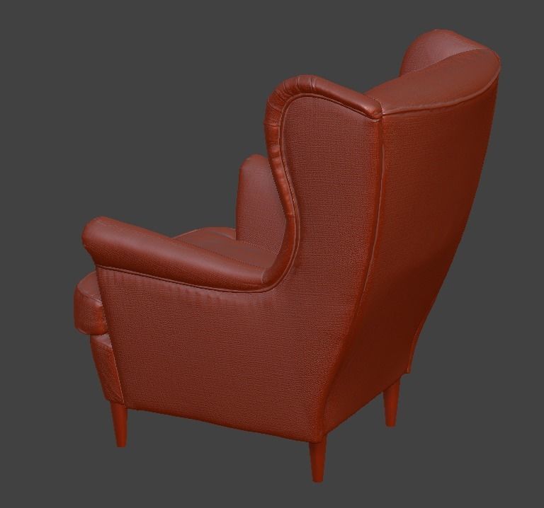 armchair ikea 3D print model_5