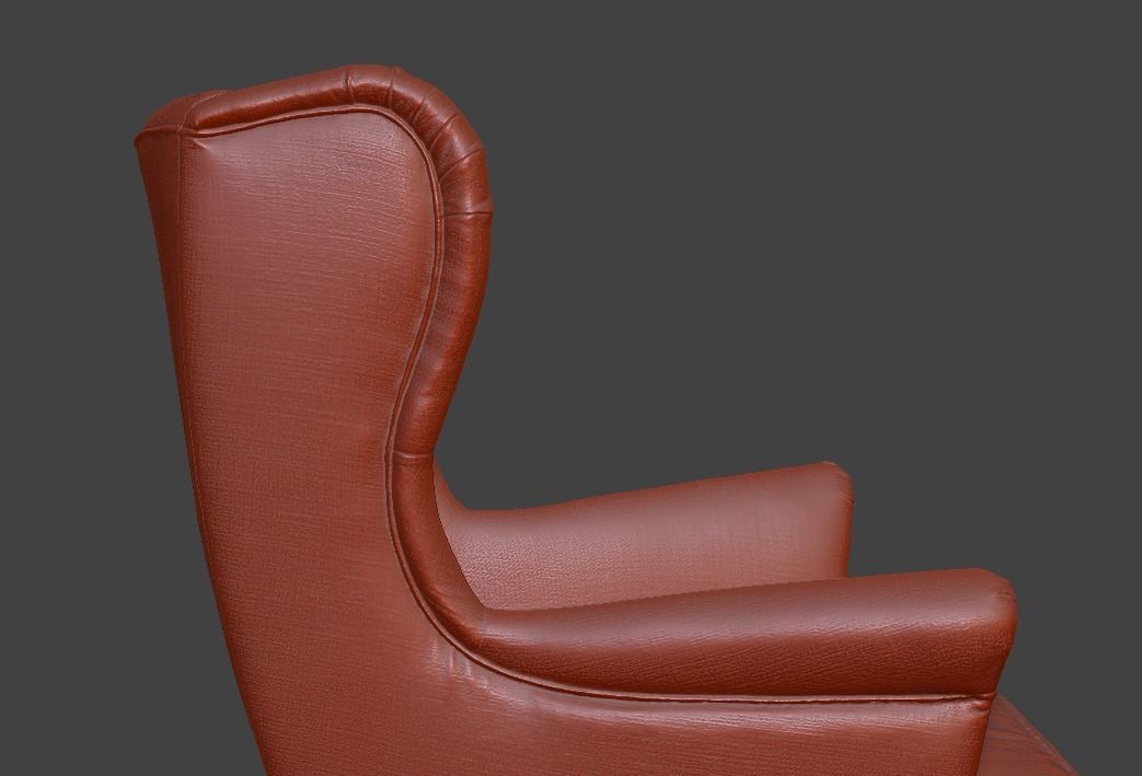 armchair ikea 3D print model_14