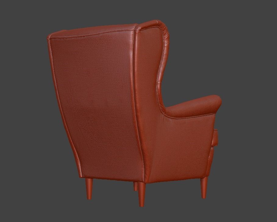 armchair ikea 3D print model_9