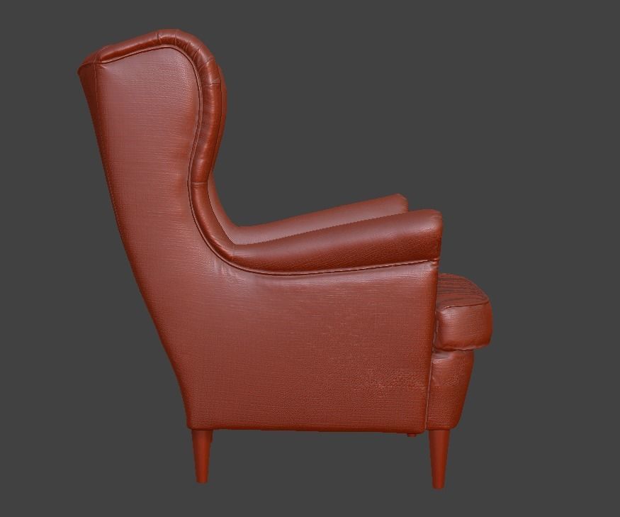 armchair ikea 3D print model_11