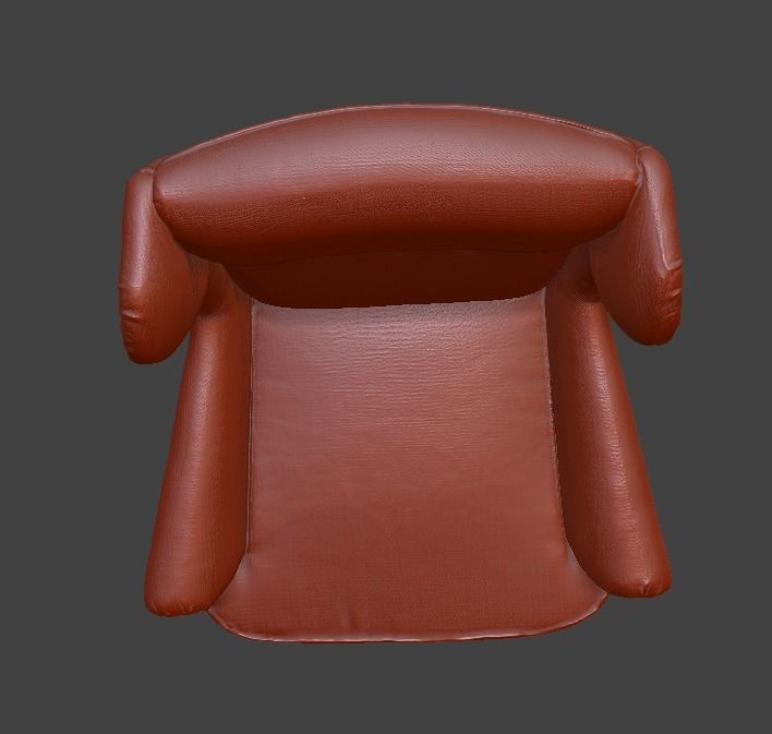 armchair ikea 3D print model_22