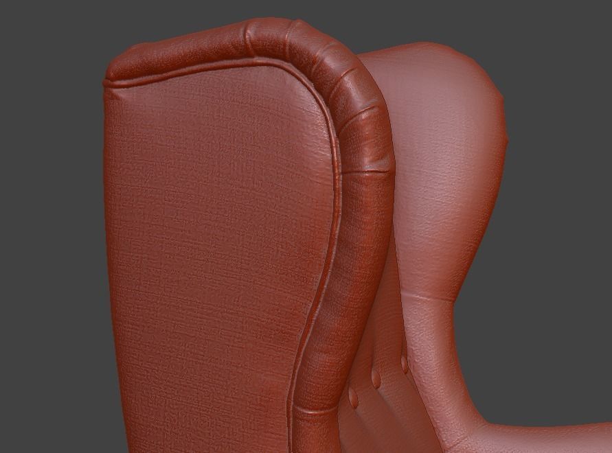 armchair ikea 3D print model_18